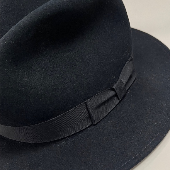 Bailey Co Black Wool Fedora Hat size XL main image 11